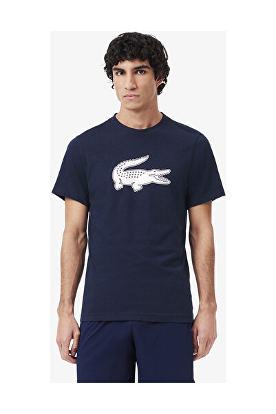 Lacoste Tricou albastru bleumarin pentru bărbați