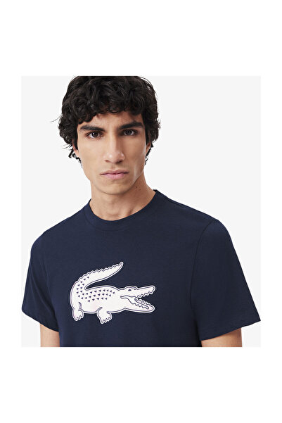 Lacoste Tricou albastru bleumarin pentru bărbați