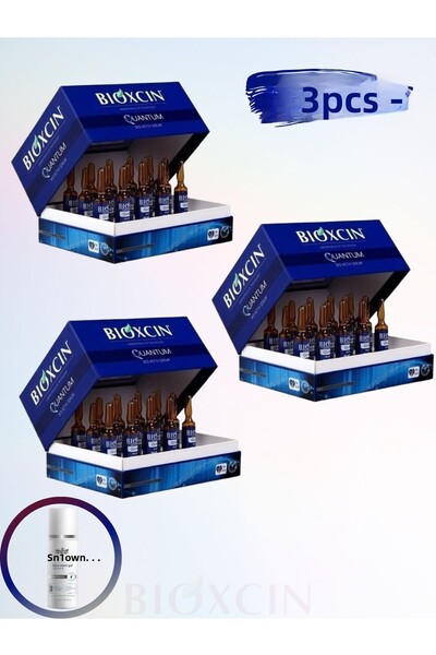 Bioxcin Quantum Hair Care Serum - 6 ml X 15 Pcs, 100 ml Facial Cleansing Gel