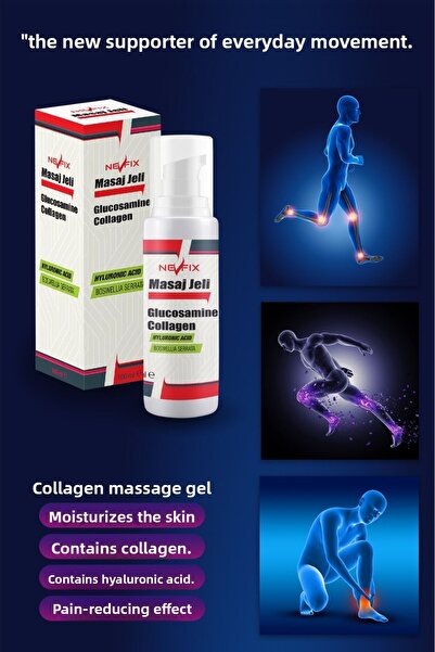 Nevfix Boswellia Serrata Collagen Glucosamine Hyaluronic Acid Pain Gel 100 ml