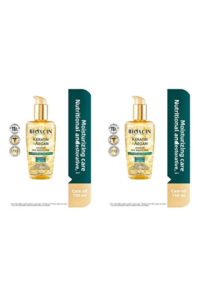Bioxcin Keratin and Argan Repair Hair Care Oil - 150 Ml 2 Boxes