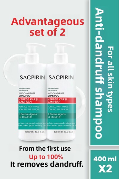 SAÇPİRİN شامبو ساكبيرين المضاد للقشرة * 2