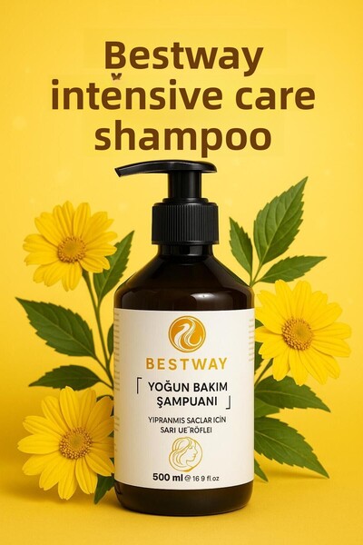 BESTWAY KUAFÖR & GÜZELLİK SALONU Intensive Care Shampoo for Blonde and Coiled Hair