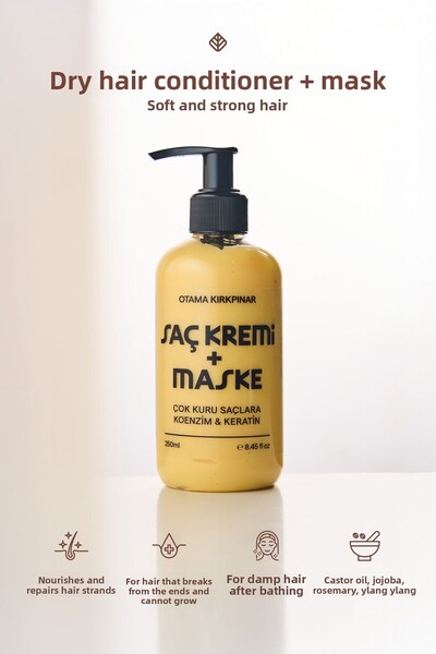 Otama Kırkpınar Conditioner + Mask for Very Dry Hair - 250 ml