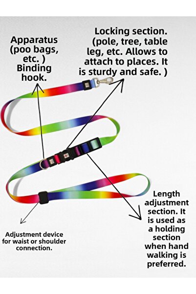 CARAMELOS Hands-Free Walking Strap - Hands-Free Dog Walking Leash