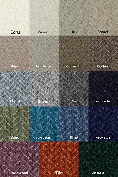 Latuda Home Husa de scaun Zenit 175x215 Mediu Decorativ Jacquard Chenille | Husa canapea | Anti-alunecare, Cappuccino