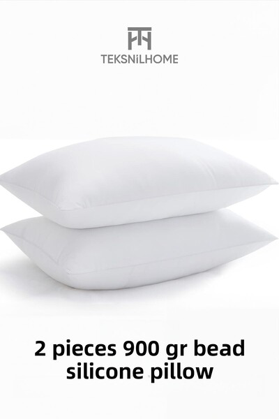 TeksNil Home Perna din silicon cu margele antialergice 900 grame - 2 bucati 5...