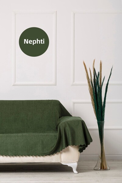 VELERDE HOME Nefti King Size Covering on the Arms Double-sided Sofa Bed Sofa Cover Shawl