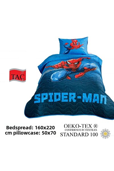 Taç مفرش سرير مرخص من Spider-Man Focus + كيس وسادة