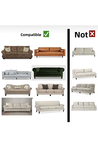 ÖZMAKAN High Quality 3 Seater Jacquard Sofa Cover - Elastic and Washable 1 Piece