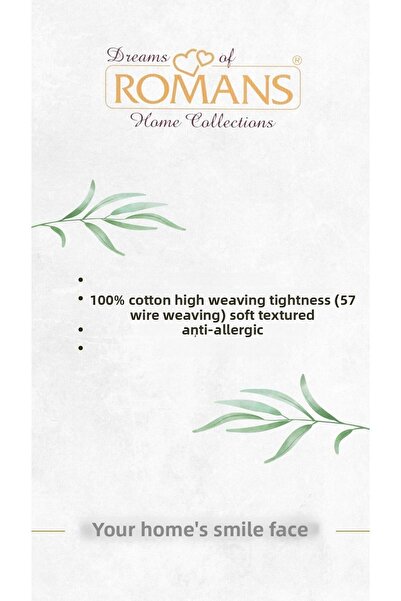 Romans Cotton Elastic Combed Bed Sheet Blue