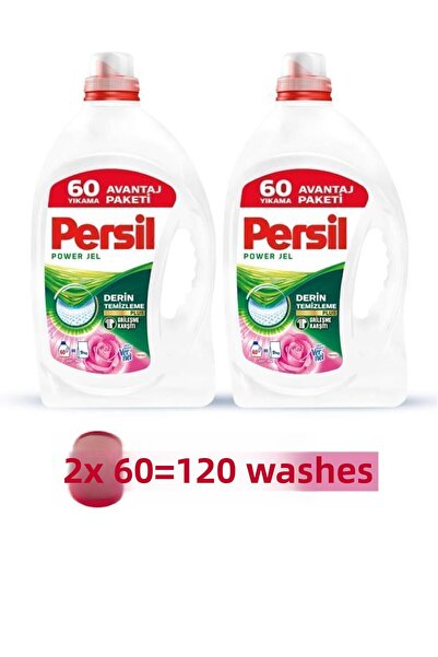 Persil Detergent lichid de rufe Gel 2x Magic of the Rose 60 de spălări 3900 m...