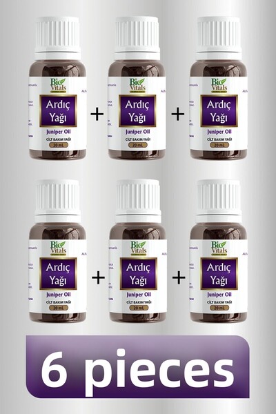 Bio Vitals 20 مل زيت العرعر - 6 قطع