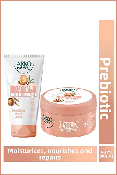 Arko Nem كريم العناية المركزة بحليب اللوز 250+60 مل