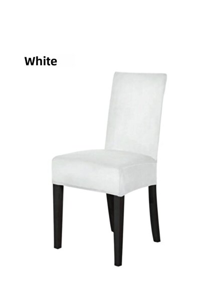 kanway Silk Velvet Chair Cover Chair Cover Elastic Standard (1 Piece)