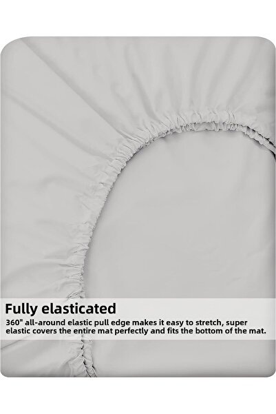 İzgi Concept Ranforce Fitted Sheet Cotton Fitted Sheet + 25CM Depth Size and Color Options Single / Double