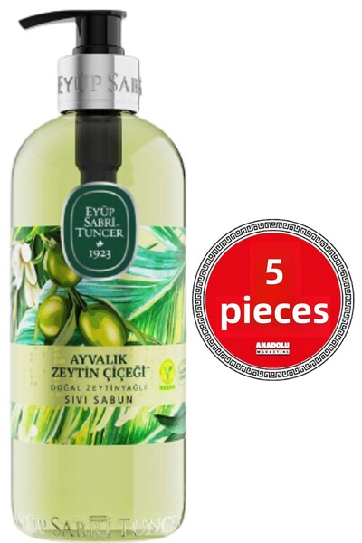 Eyüp Sabri Tuncer Ayvalık Olive Flower Natural Olive Oil Liquid Soap 500 ml 5...