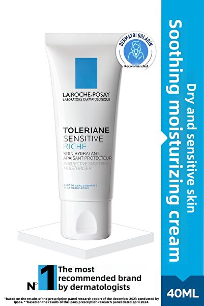 La Roche Posay كريم ترطيب الوجه للبشرة الحساسة من توليريان 40 مل - للبشرة الج...