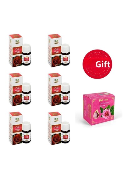 Bio Vitals صابون الورد - 6 قطع 20 مل هدية و1 قطعة 125 جرام