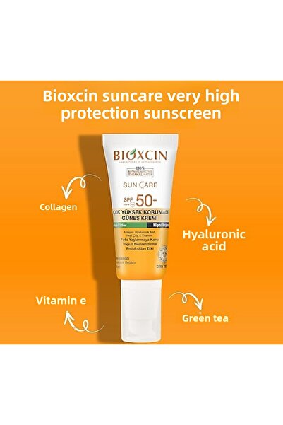 Bioxin Sun Care Spf 50 Very High Protection Colored Sun Cream for Oily Skin 5...