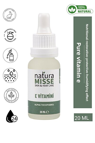 NaturaMisse Vitamin E 20 ml Moisturizing Anti-Aging and Anti-Wrinkle Repair N...