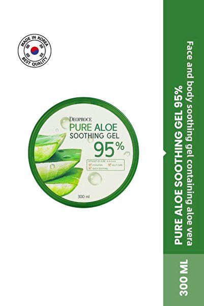 DEOPROCE ألو 95 300 مل - جل مهدئ للوجه والجسم