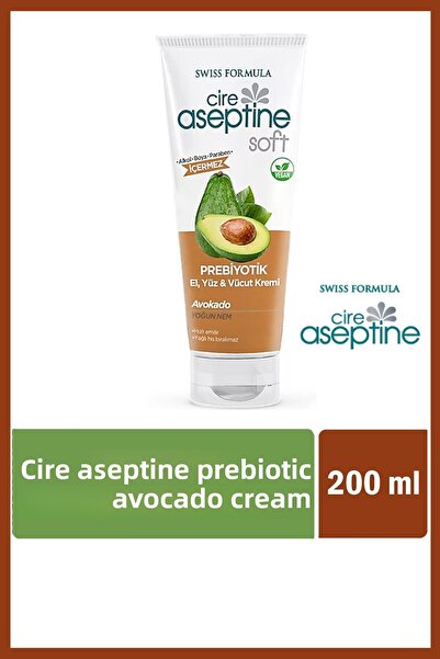 CIRE ASEPTINE كريم الأفوكادو بريبيوتيك 200 مل لليدين والوجه والجسم