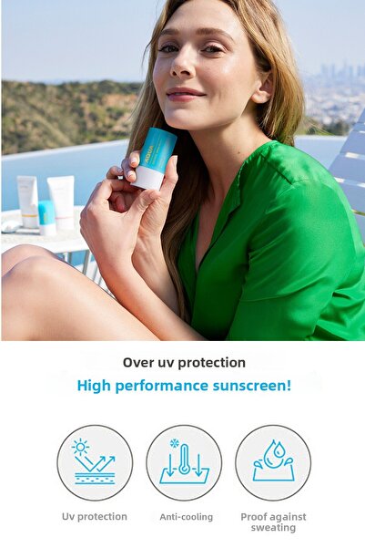 Missha Sunscreen - Intensive Moisturizing, Water Resistant Stick, All Around Safe Block, Aqua Sun Stick Spf50+Pa++++