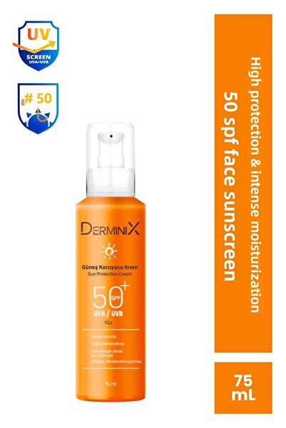 Derminix كريم واقي من الشمس مضاد للعيوب بعامل حماية من الشمس 50 - واقي من الش...