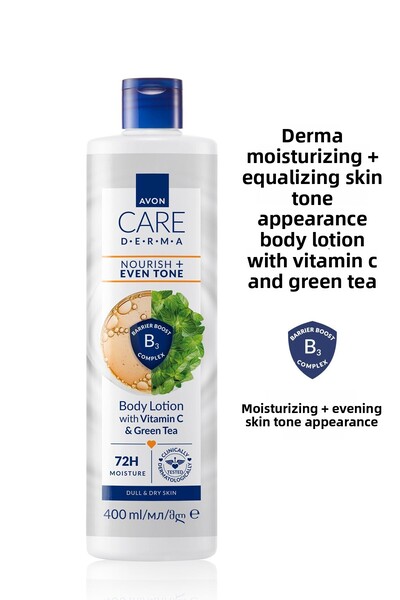 AVON Care Derma Moisturizing + Skin Tone Appearance Equalizing Body Lotion 400ml