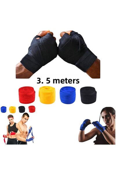 Gök Sports Boxing Kickboxing Muay Thai Sanda Επίδεσμος χεριών 3,5 μέτρα X 2 τεμ.