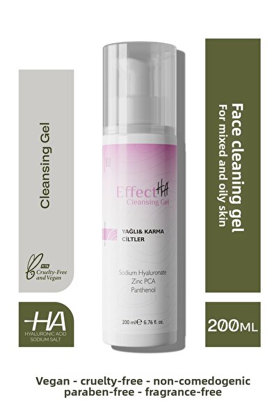 EffectHA Facial Cleansing Gel - For Combination and Oily Skin
