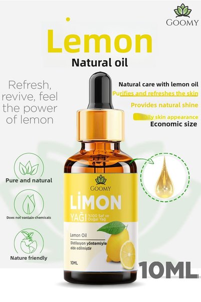 GOOMY 10 ml 100% Natural and Pure Lemon Tip Oil