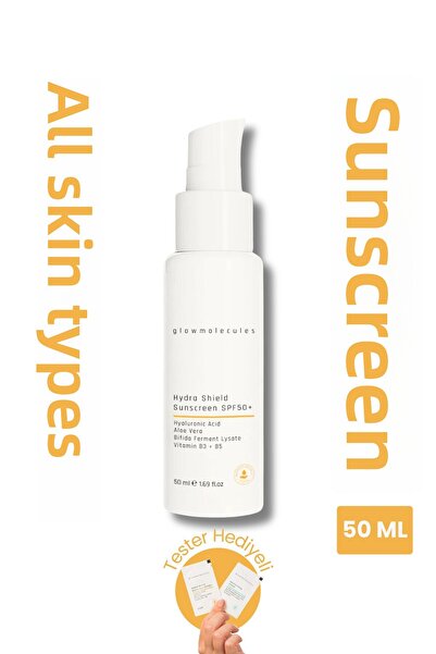 glowmolecules كريم الشمس - هيدرا شيلد واقي من الشمس بمعامل حماية 50