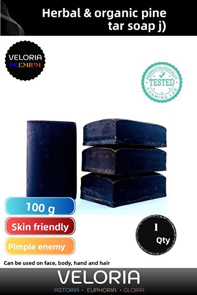 Veloria عطر طبيعي 100% من سلسلة Premium، موازنة بشرة الوجه، صابون قطران الصنو...