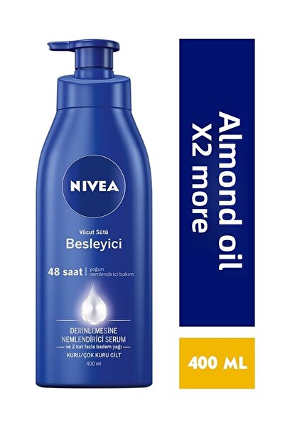 NIVEA 400 ml Nourishing Body Milk - Intensive Moisturizing Care