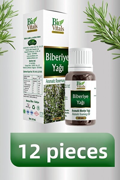 Bio Vitals زيت إكليل الجبل 20 مل - علبة 12 قطعة