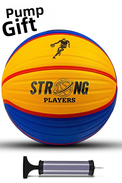 İMVULA Μπάλα Μπάσκετ Εσωτερική Εξωτερική Αντλία Μέγεθος 7 με Δώρο