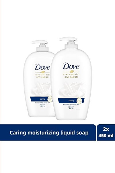 Dove Moisturizing Liquid Soap Caring 1/4 Moisturizing Cream Effect 450 ml