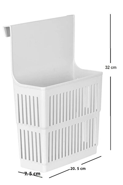 Hilamingo Home Organizér na závěsnou skříň Koš Organizér na police Víceúčelový organizér Držák na prací prostředek Stojan na šampon