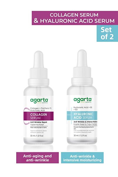 Agarta Revitalizing and Firming Care Set Special for Dry Skin (Collagen + Hya...