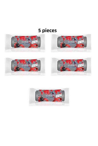 TTR أكياس قمامة كبيرة الحجم مكونة من 10 قطع - 5 لفات، أكياس قمامة سميكة مقاس 65 × 70