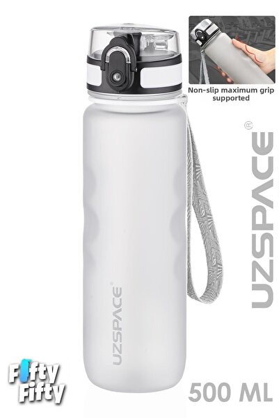 Uzspace 500 ml Non-Slip Maximum Grip Assisted Tritan Water Bottle -Ffuz1215