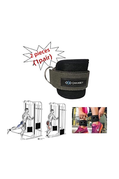 ÇAKABEY أحزمة الكاحل للياقة البدنية، حزام كاحل للتدريب على الوزن، جهاز معصم ك...