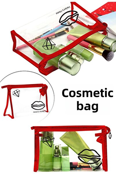 Helen's Home Organizator Valisa Valisa Geanta Cosmetica Transparenta Rosie