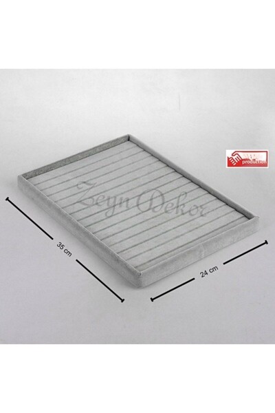 Zeyn Dekor Βραχιόλι και Πινακίδα Επωνυμίας Γκρι