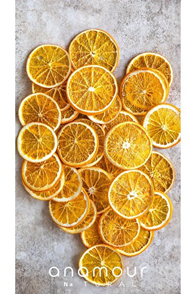 Anamour Natural برتقال مجفف بالقشر - شيبس برتقال (خالي من السكر) - فواكه مجففة مقرمشة 1 كجم