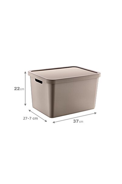 Smartware Stafi Multi-Purpose Box with Lid 18 Lt
