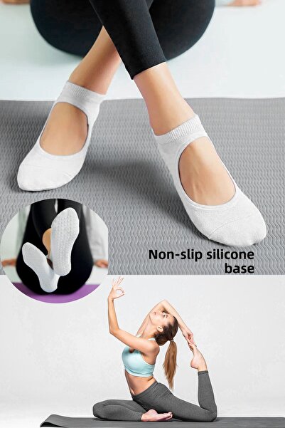 GAZELMANYA Κάλτσες Pilates και Yoga με Αντιολισθητική Σόλα - Κάλτσες χορού