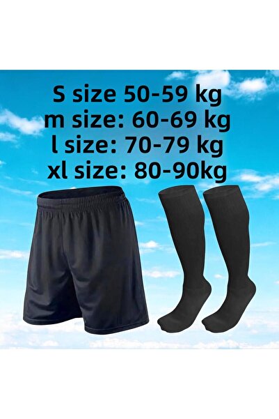 Gök Sports Σετ σορτς και κάλτσες ποδοσφαίρου προπόνησης - Σορτς γηπέδου κολάν